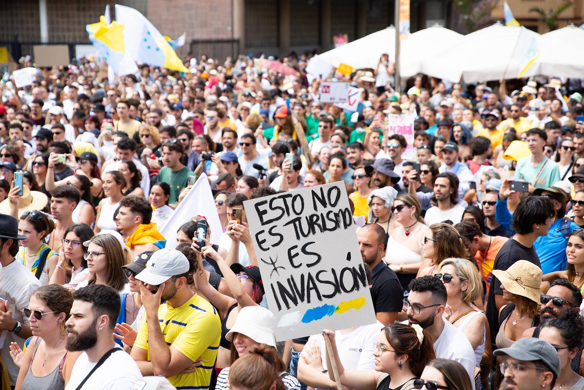 Manifestación Canarias se agota - 21